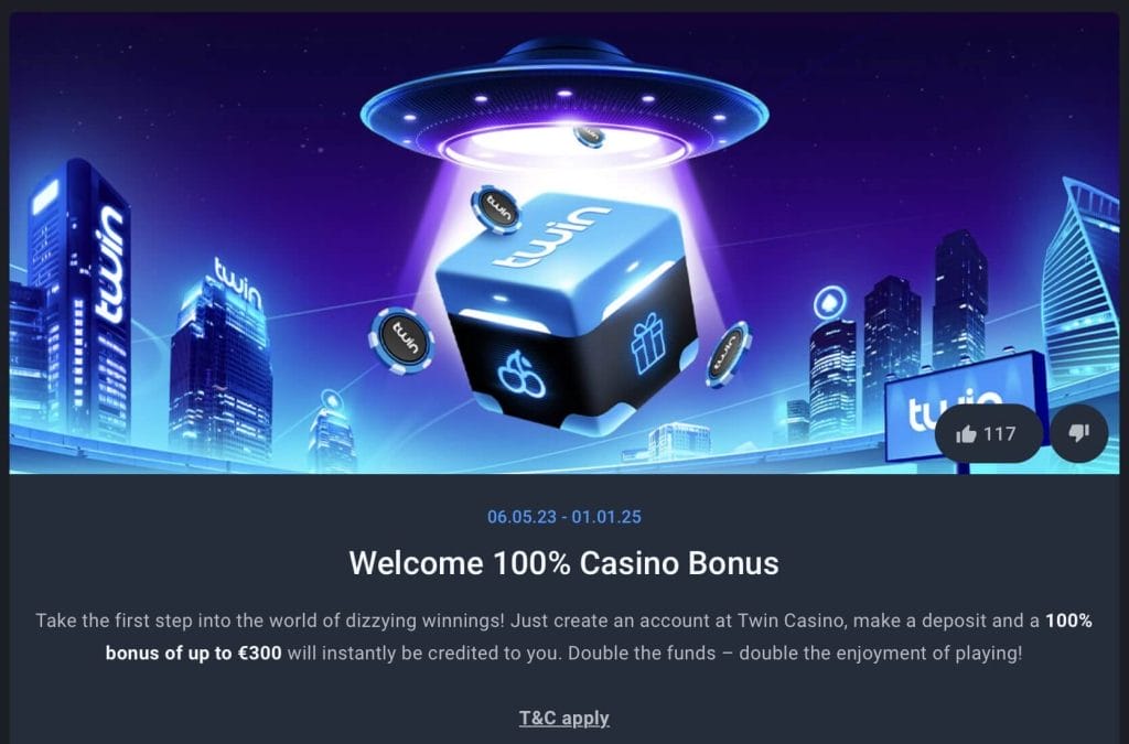 Twin Casino Bonus