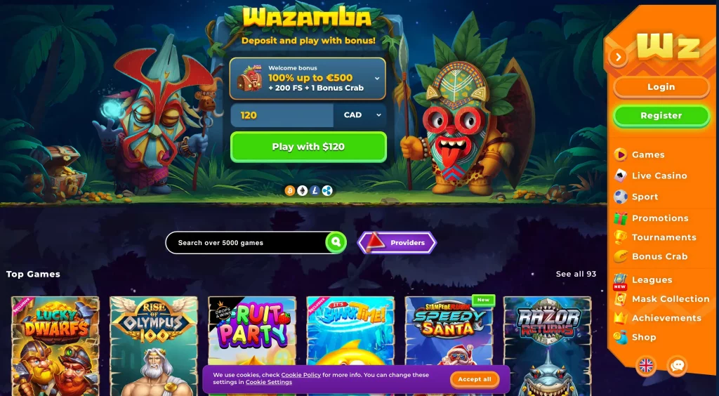 Wazamba-NZ-Welcome-Bonus