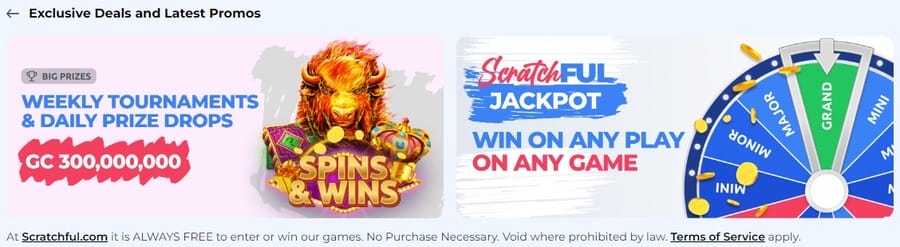 scratchful social casino promotion image