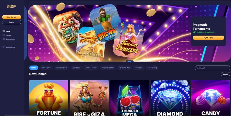 spree casino all games image