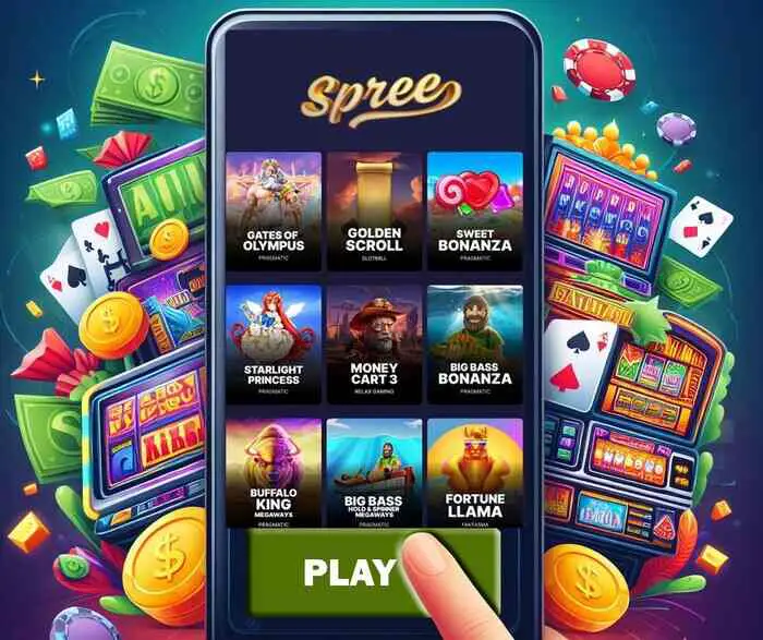 spree casino mobile image