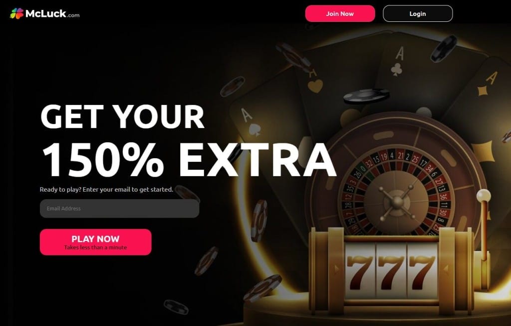 Mcluck Casino Homepage Image