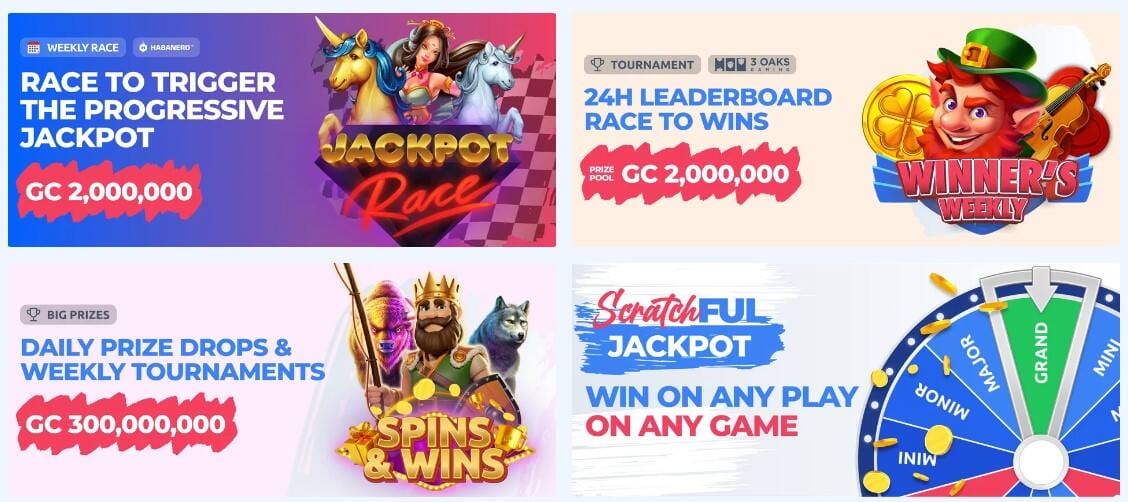 Scratchful Social Casino Latest Promotions Image