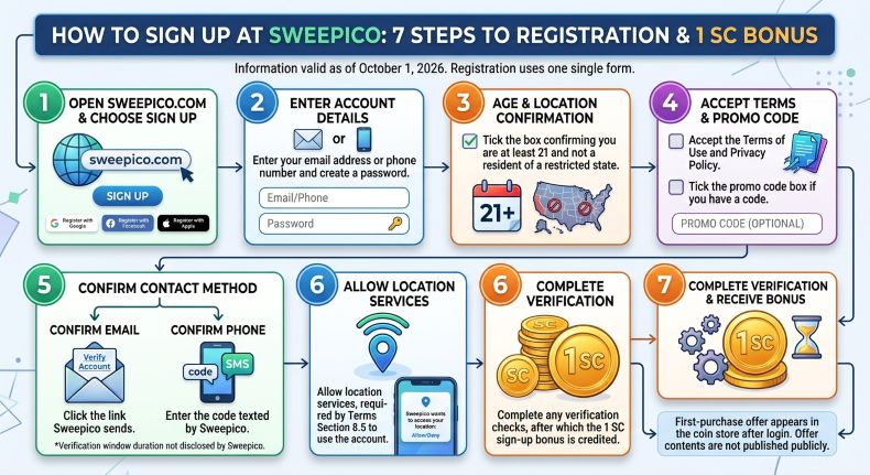 Sweepico Sign Up