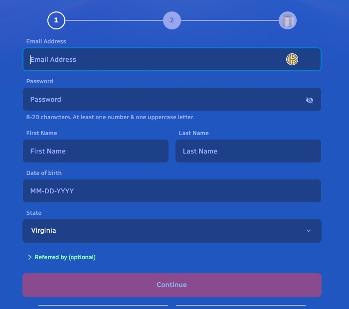 Spinblitz Casino Register Cr