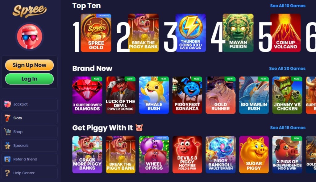 Spree Games Cr