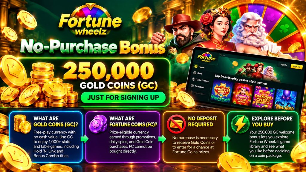Fortune Wheelz No Purchase Bonus Cr