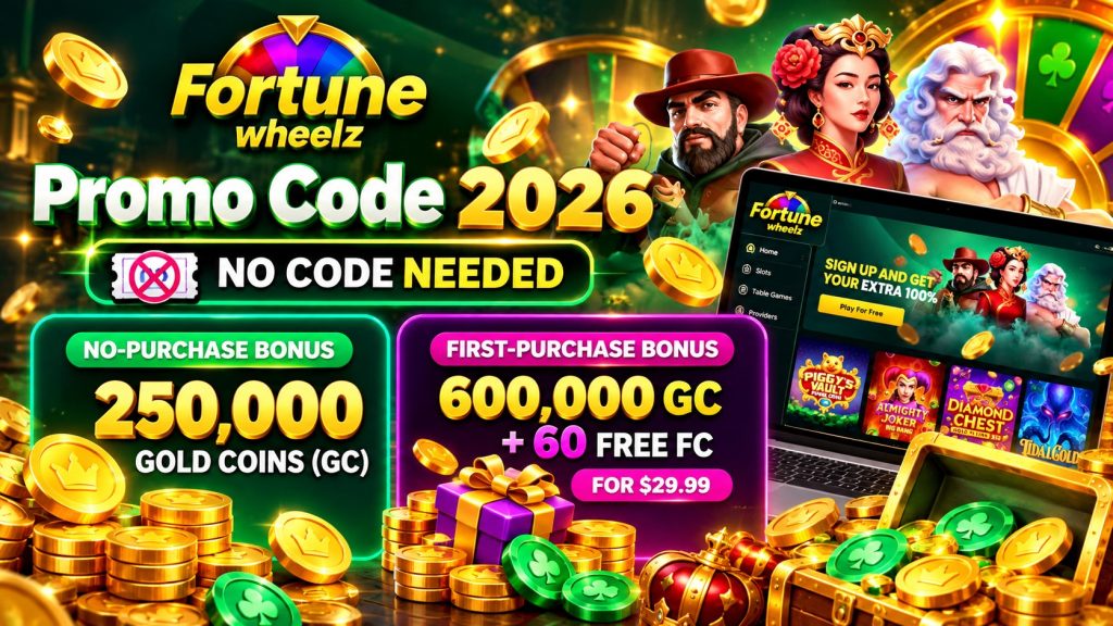 Fortune Wheelz Promo Code Cr