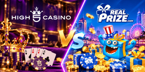 Comparing High 5 Casino vs RealPrize Casino