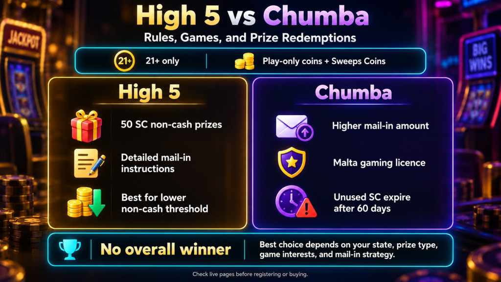 High 5 Vs Chumba Cr