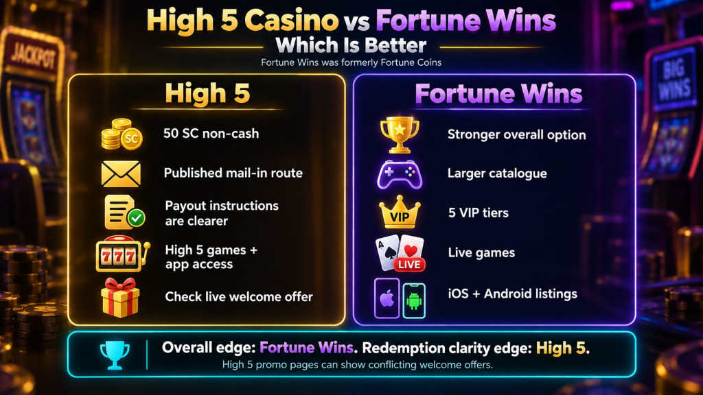 High 5 Vs Fortune Coins Cr