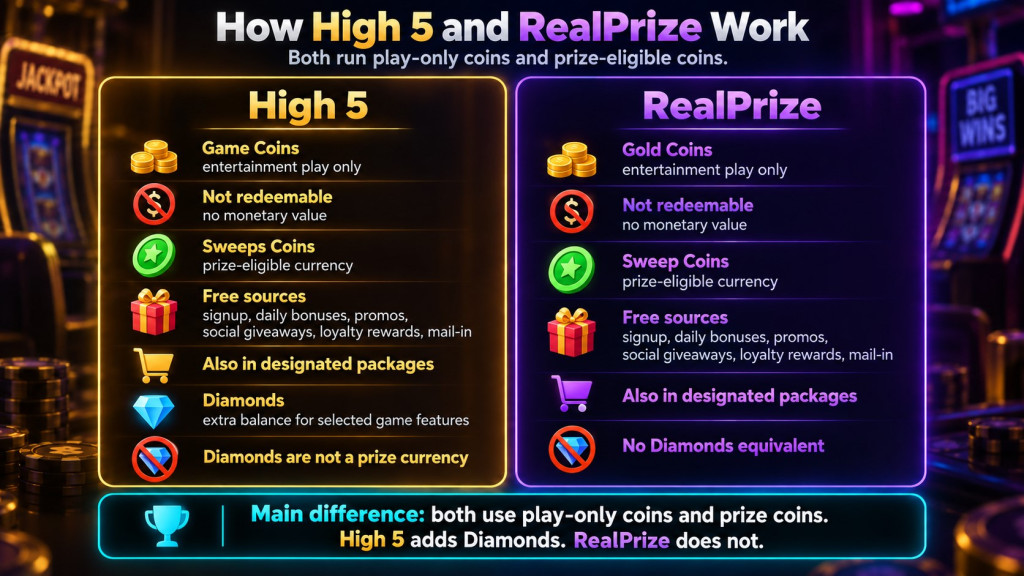 How High 5 And Realprize Work Cr