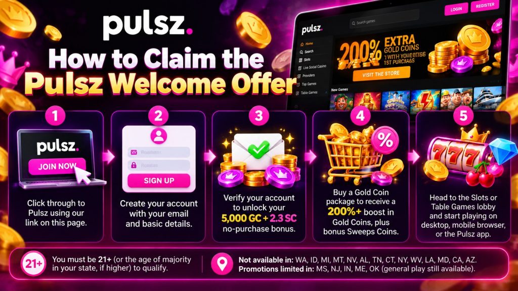 Pulsz Welcome Offer Cr