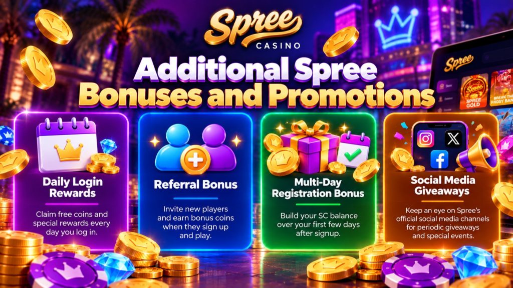 Spree Casino Additional Promos Cr